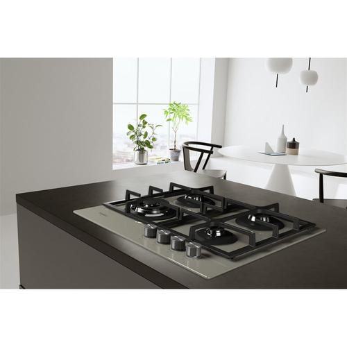 Whirlpool AKTL 629/S Silver Built-in Gas 4 zone(s)