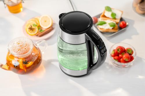 Zelmer ZCK8026 electric kettle 1.7 L 2200 W Black, Transparent
