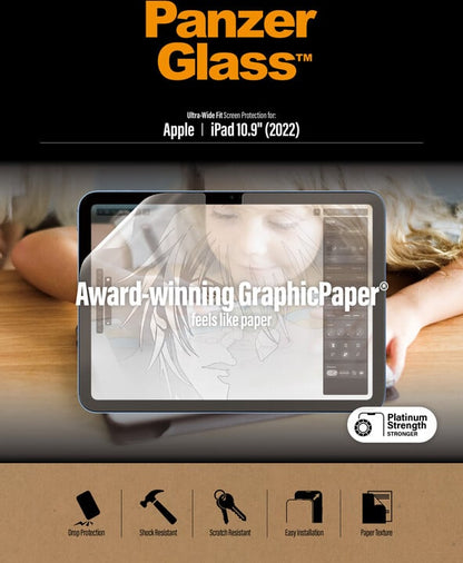 PanzerGlass GraphicPaper iPad 10.9'' (2022) - Paper Feel UWF