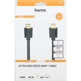 Kabel HDMI High Speed 8K 48Gbit/s Sort 2.0m