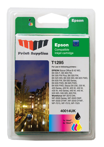 MM Cartridge Ink Bundle (T1295) (BK/C/M/Y)