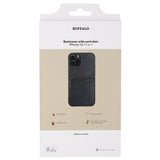 BUFFALO Backcover PU 2 card iPhone 12/12 Pro Black