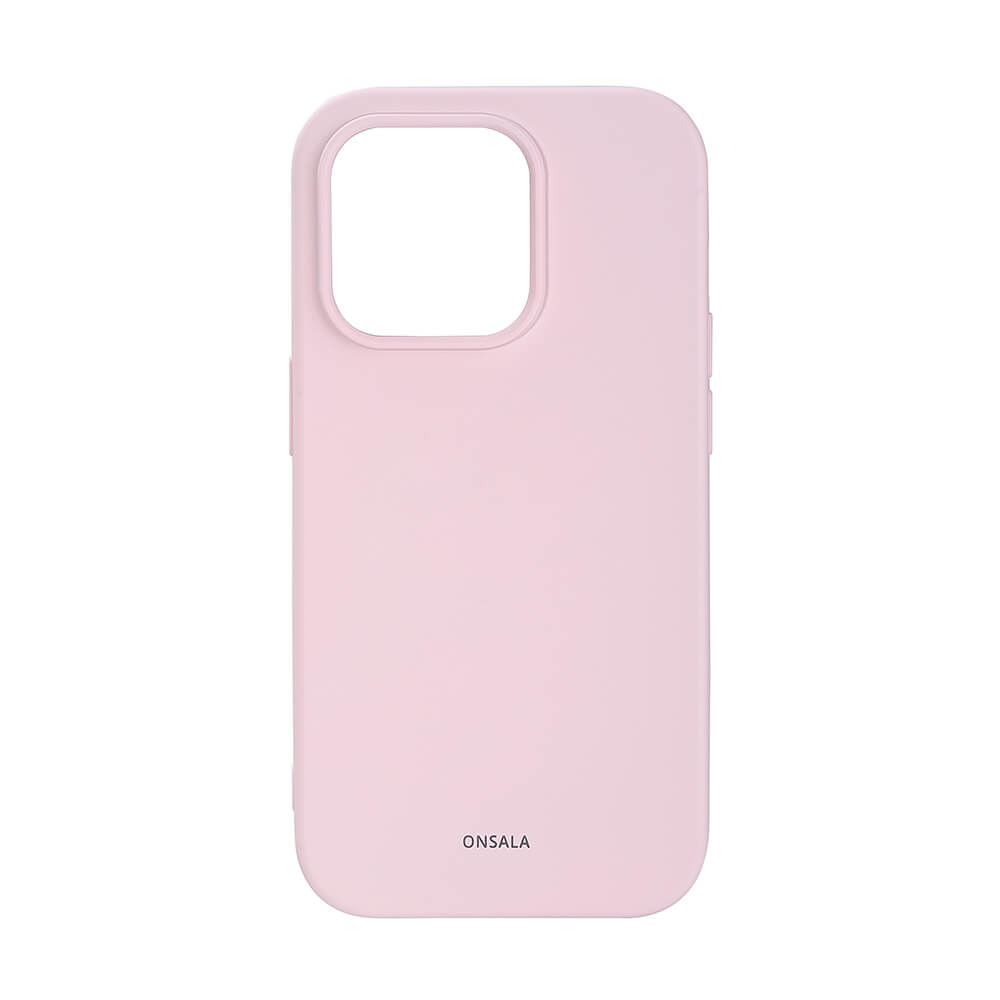 Mobilcover Silikone Chalk Pink - iPhone 14 Pro