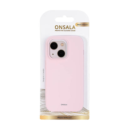 Mobilcover Silikone Chalk Pink - iPhone 14 Pro