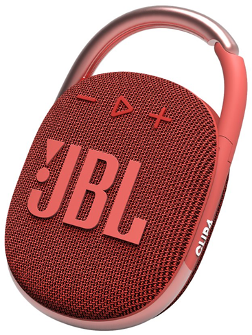 JBL CLIP 4, RØD - BLUETOOTH HØJTTALER