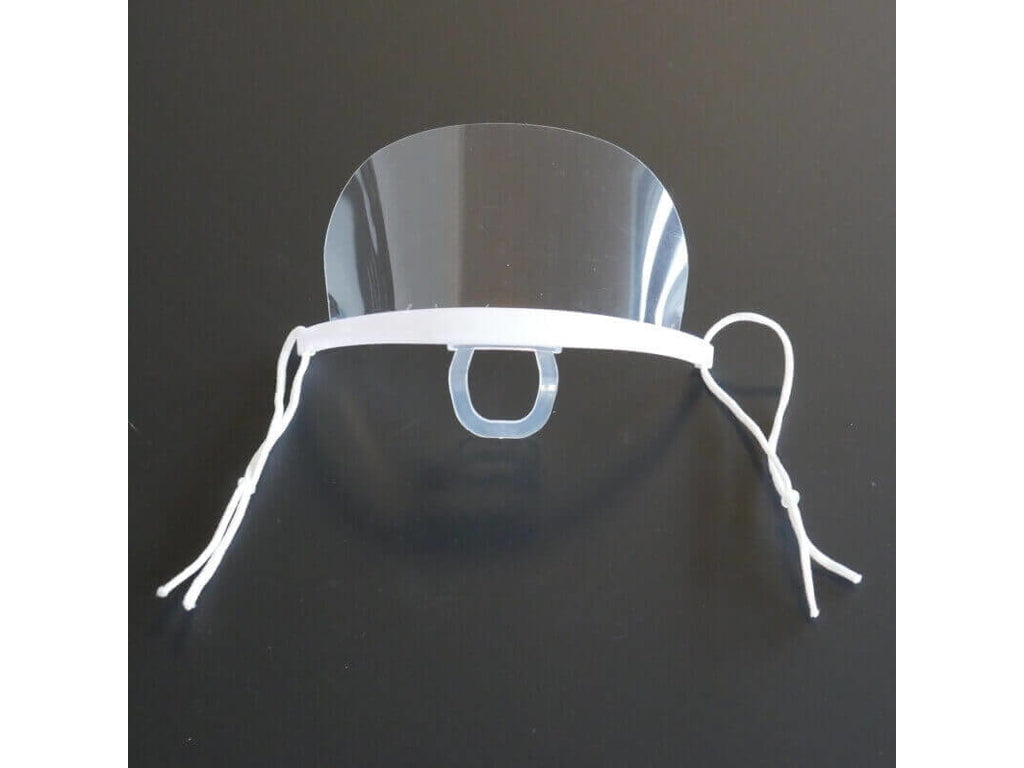 Mund Visir maske plast m/elastik