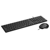 Keyboard/Mus Sæt NX8020 Kablet Sort