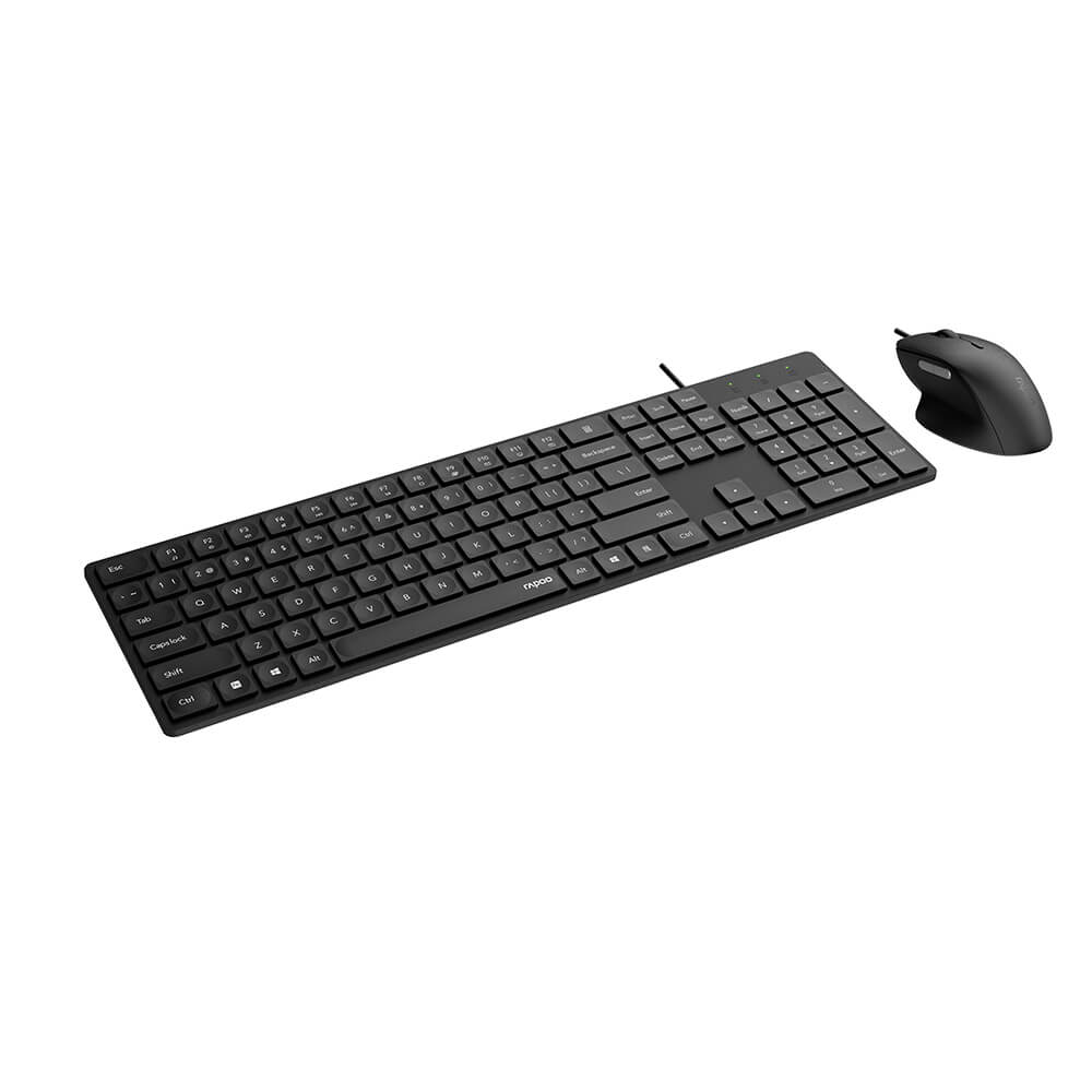 Keyboard/Mus Sæt NX8020 Kablet Sort