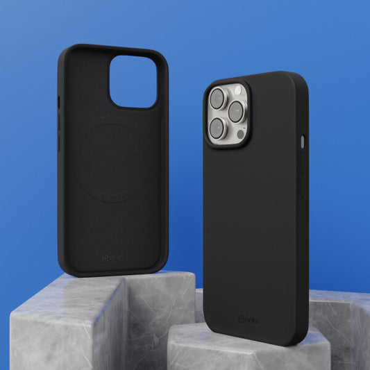 prio Liquid Silicone Case MAG for iPhone 14 Pro black