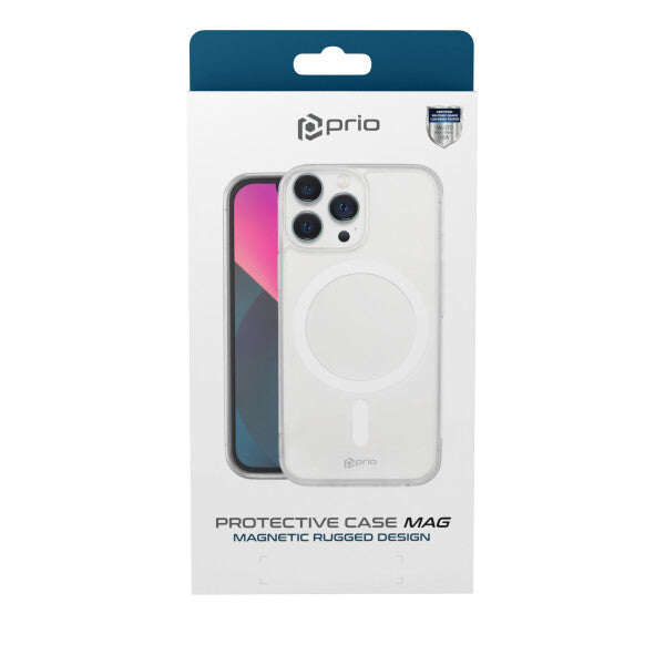 Prio Protective Case Mag for iPhone 13 mini clear