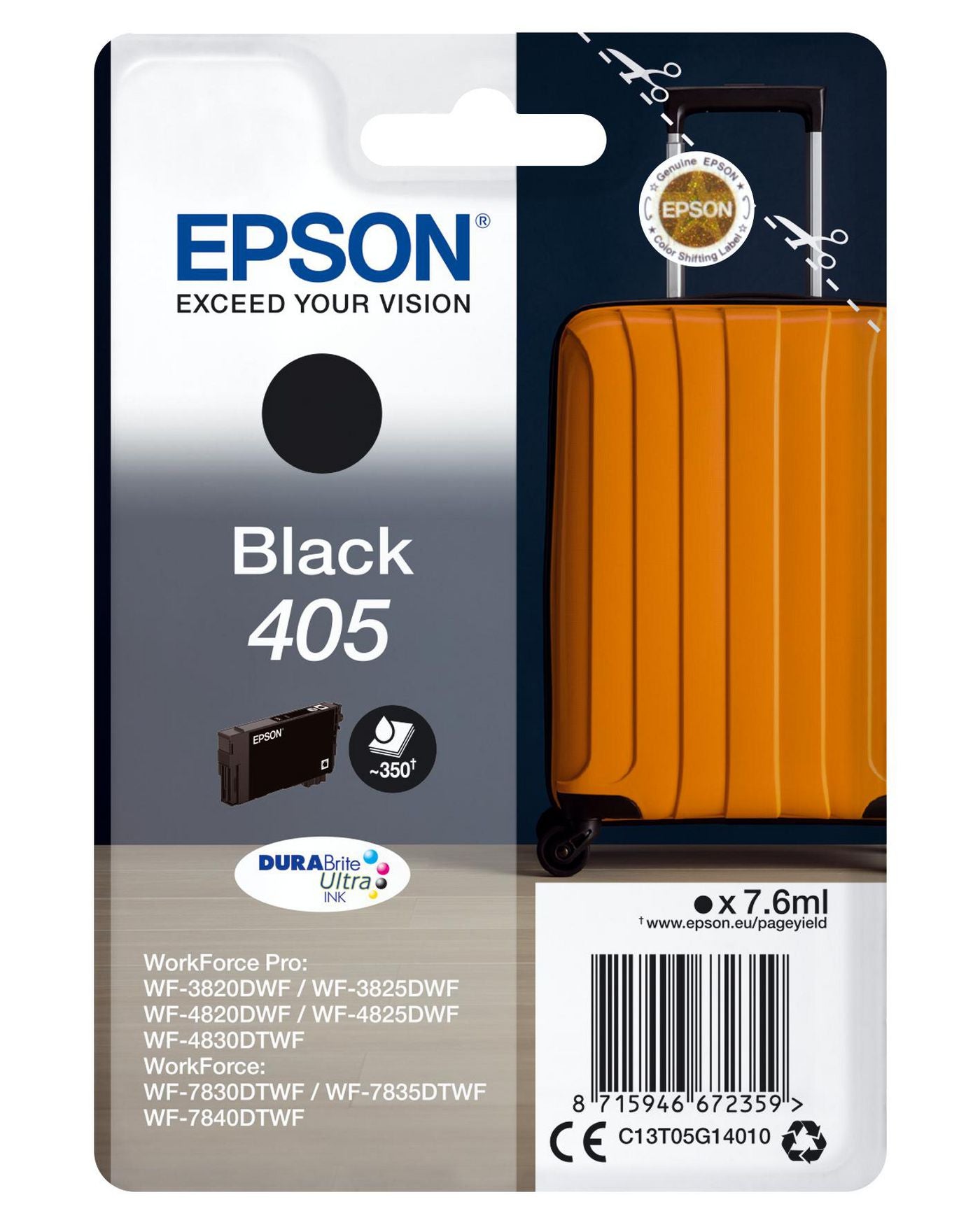 Epson Singlepack Black 405 Ink