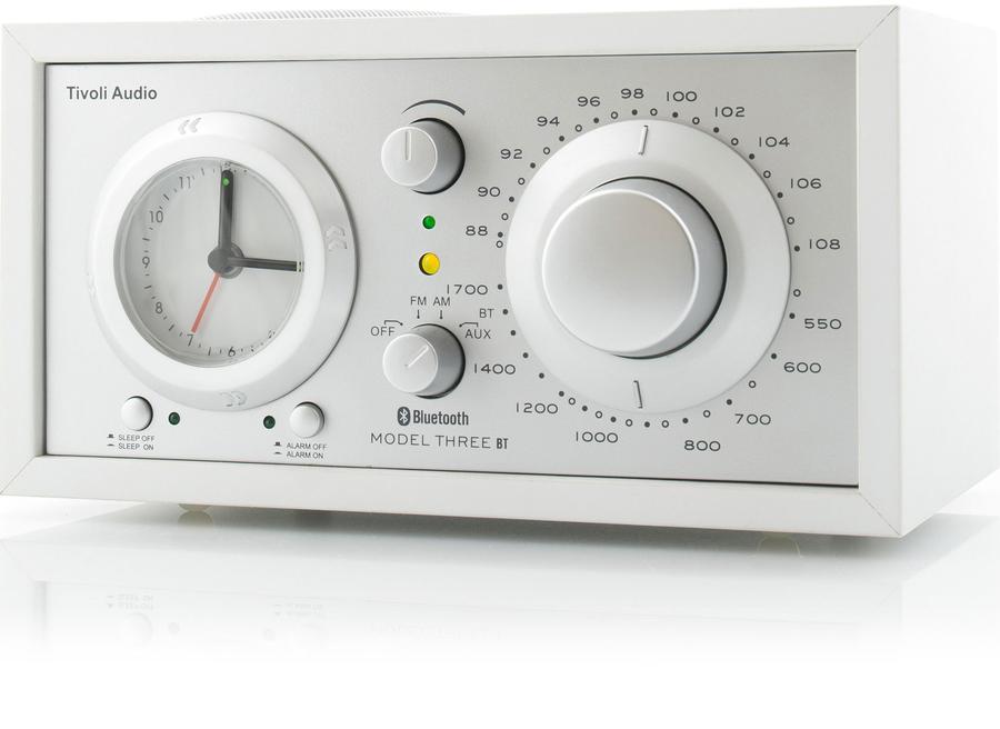 Tivoli Audio MODEL Three BT USB, Hvid/Sølv