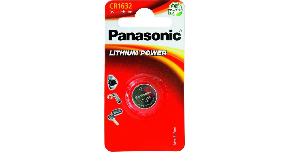 Panasonic CR1632 Knapcelle Batteri