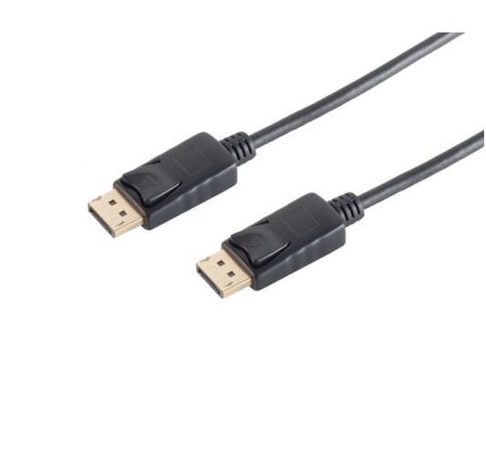 Displayport til Displayport 20-Pol. Sort