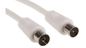 ANTENNEKABEL 1,5M CLASS A F-LIGEE/KOAX-LIGEE, HVID