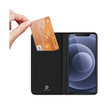 DUX DUCIS iPhone 13 6,1" cover med kortplads og klap - sort