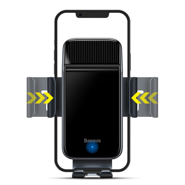 Baseus elektrisk smartphoneholder til cykel med indbygget solpanel 150mAh sort (SUZG010001)