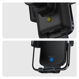 Baseus elektrisk smartphoneholder til cykel med indbygget solpanel 150mAh sort (SUZG010001)