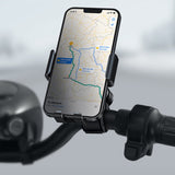 Baseus elektrisk smartphoneholder til cykel med indbygget solpanel 150mAh sort (SUZG010001)