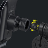 Baseus elektrisk smartphoneholder til cykel med indbygget solpanel 150mAh sort (SUZG010001)