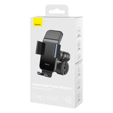 Baseus elektrisk smartphoneholder til cykel med indbygget solpanel 150mAh sort (SUZG010001)