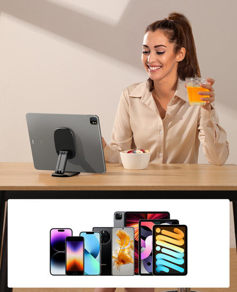 Joyroom JR-ZS371 foldbart stativ til tablet-telefon med højdejustering - sort