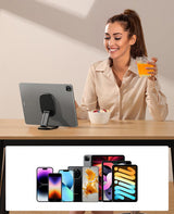 Joyroom JR-ZS371 foldbart stativ til tablet-telefon med højdejustering - sort