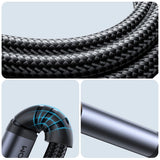 Joyroom stereolydkabel AUX 3,5 mm ministik 1,2 m sort (SY-A08)