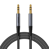 Joyroom stereolydkabel AUX 3,5 mm ministik 1,2 m sort (SY-A08)