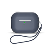 Silikone etui til AirPods 1 / AirPods 2 + håndledsrem - blå