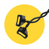 Wozinsky lang fleksibel telefon og tablet holder sort