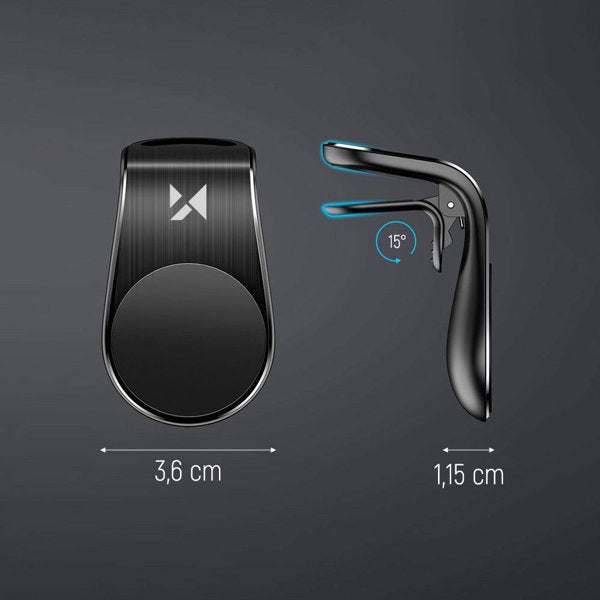 Wozinsky magnetic phone holder on the ventilation grille black (WCH-02)