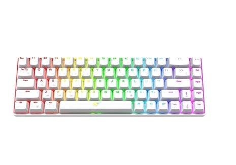 Havit - RGB Backlit Mekanisk Tastatur - Hvid