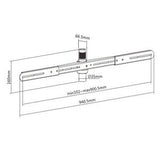 Sinox Soundbar beslag. Sort